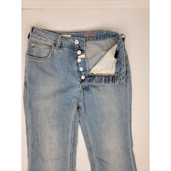 Pilcro Bootcut Jeans Womens 27 High Rise Trouser Button Fly 90s Y2K - Picture 3 of 13